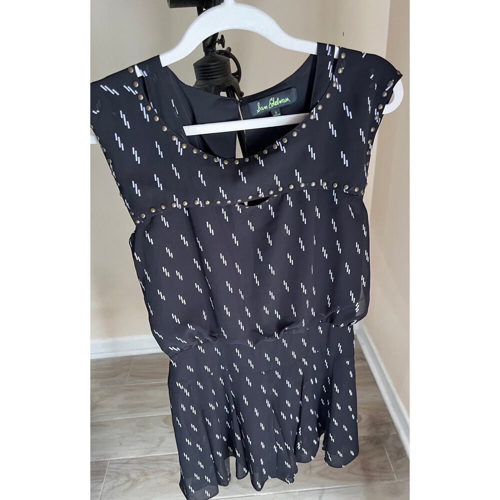 Sam Edelman Fit and Flare Print Dress Women's Size Small